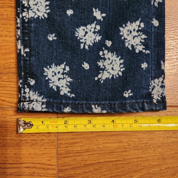 J. Crew Cropped Matchstick Floral Print Jeans - Picture 12 of 14